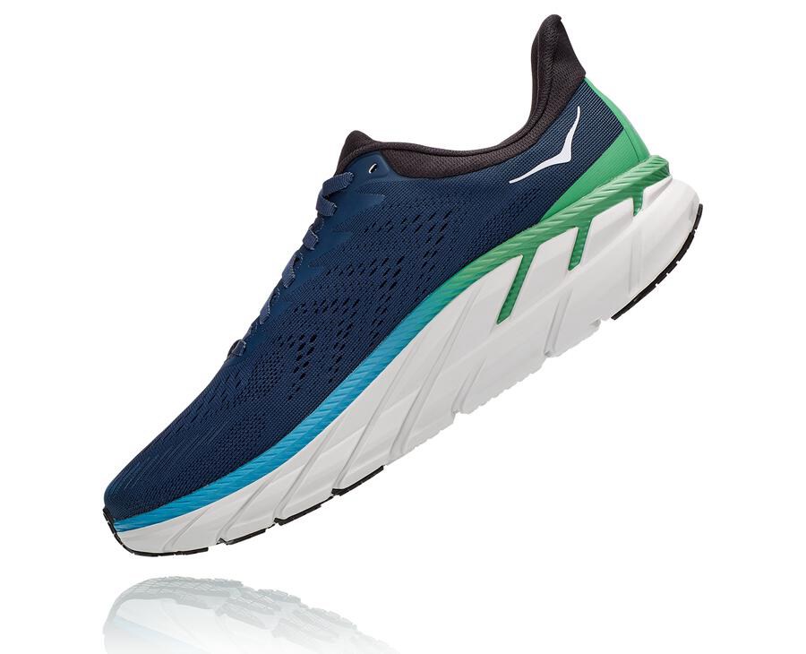 Tenis Hoka One One Masculino Azul Marinho - Clifton 7 - 732-VQWNCH